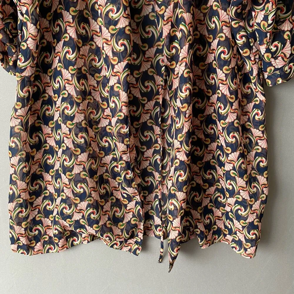 The‎ Webster Miami sz S kimono robe mini dress Red - Image 4