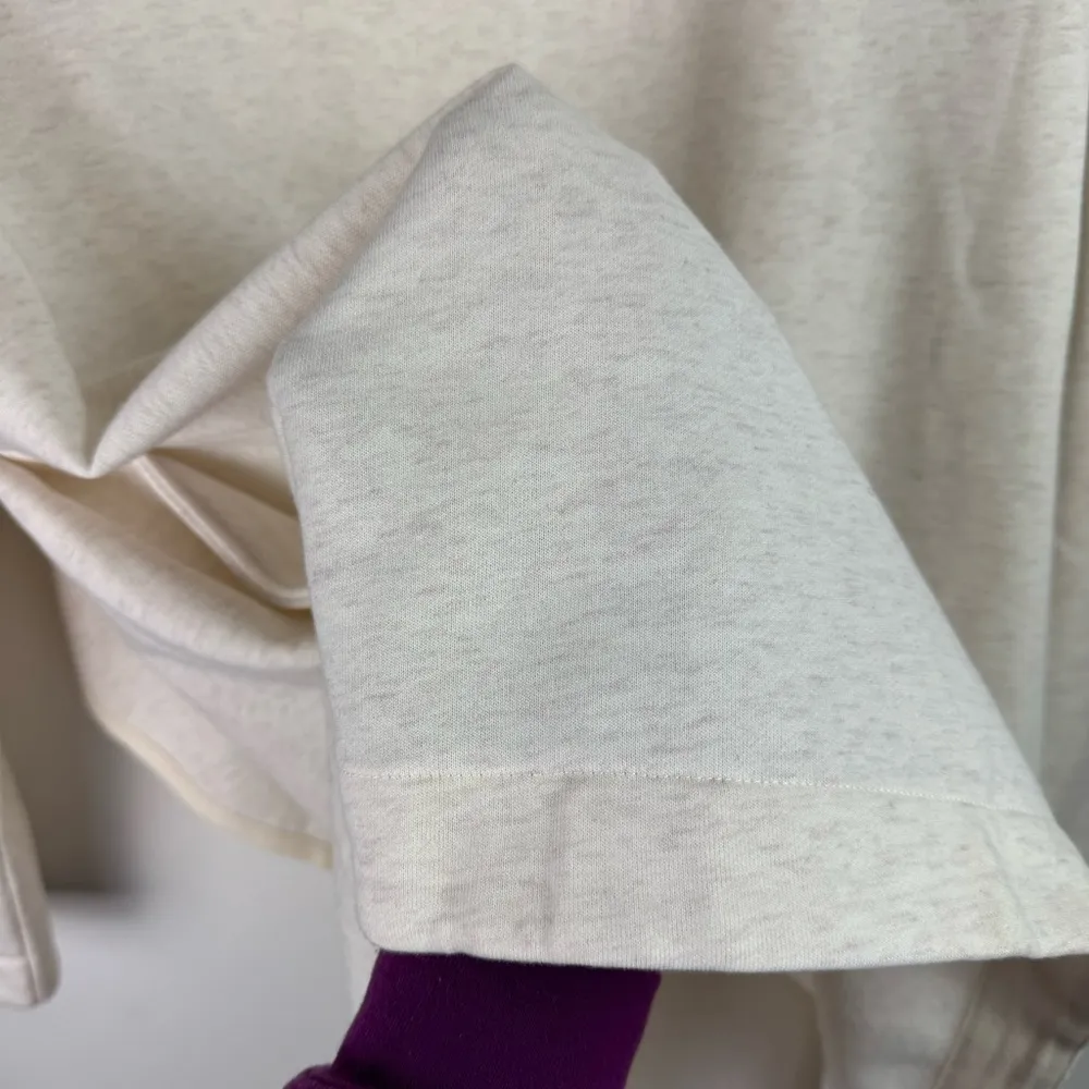 UGG Janni Fleece Cardigan Sz XL Oatmeal Open Front - Image 16