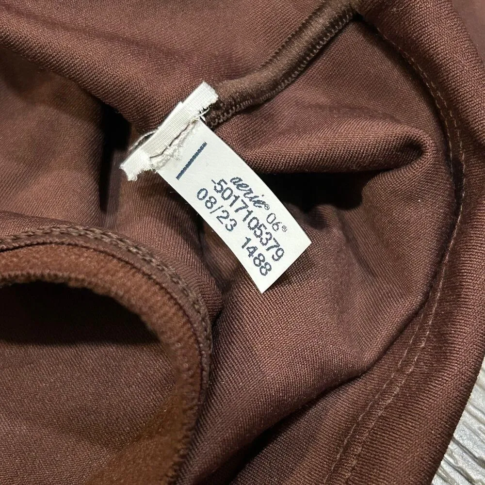 Aerie Offline Real Me V-Neck Crop Long Sleeve XXL - Image 10