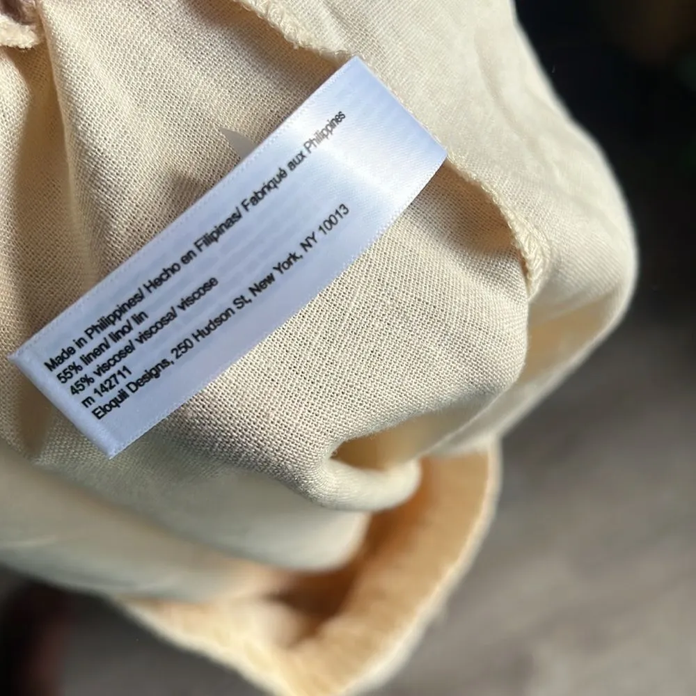 NEW ELOQUII Elements Women's Plus Size Linen Blend Jogger Pants - Image 10