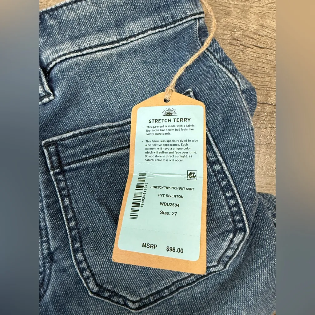 FAHERTY WOMEN'S STRETCH PATCH POCKET SHORTS size 27 NWT - Image 6