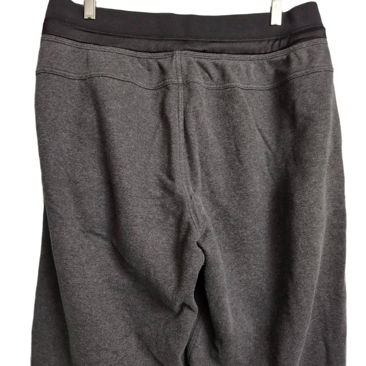 Lululemon Dark Grey Black Drawstring Pockets Tapered Jogger Pants Size 12 - Image 5