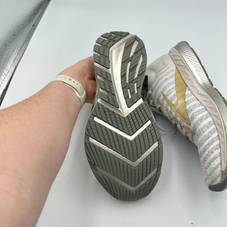 Brooks Womens Bedlam 2 Gray Gold Running Shoes Sneakers Size‎ 8 Running Walking - Image 9