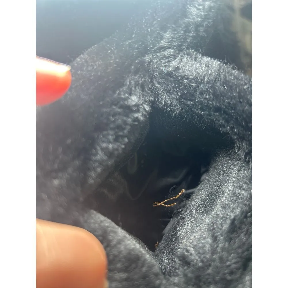 Vintage Princeton O'llegros Black Faux Fur Coat Women's Petite Small/XS‎ Size undefined - Image 9