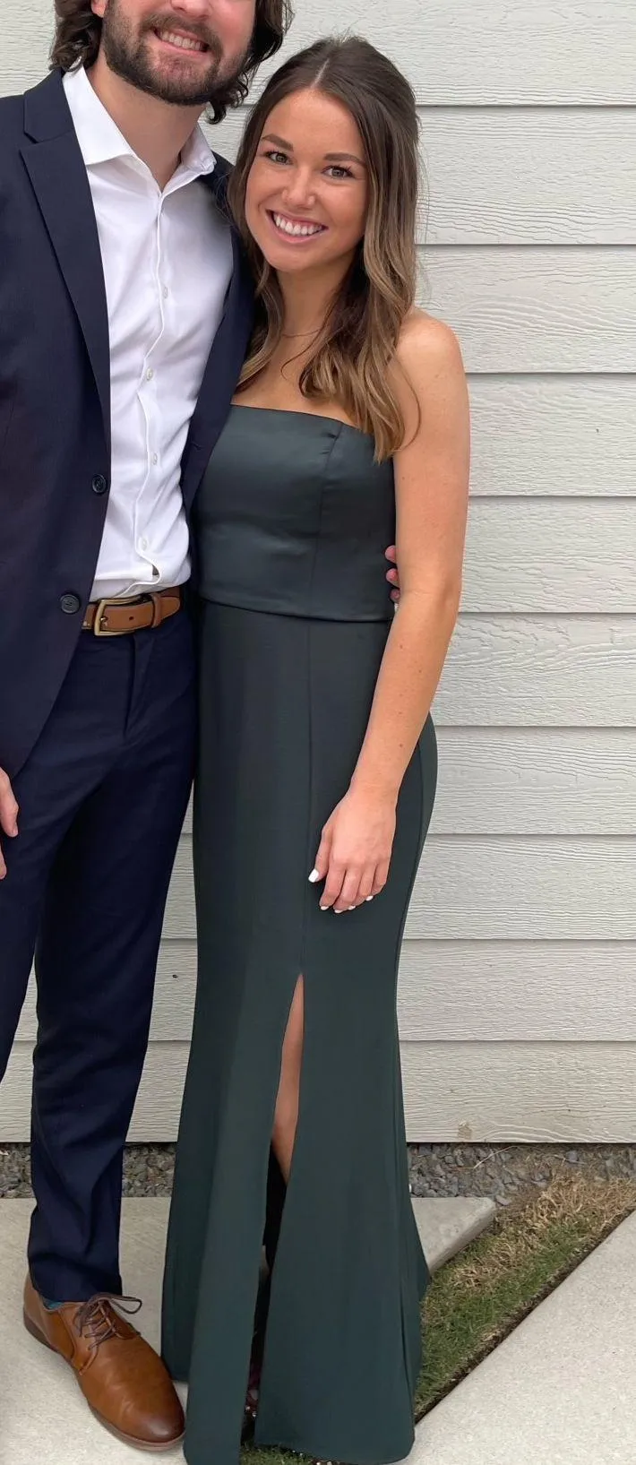 Green Formal Dress Size 2 - Image 2