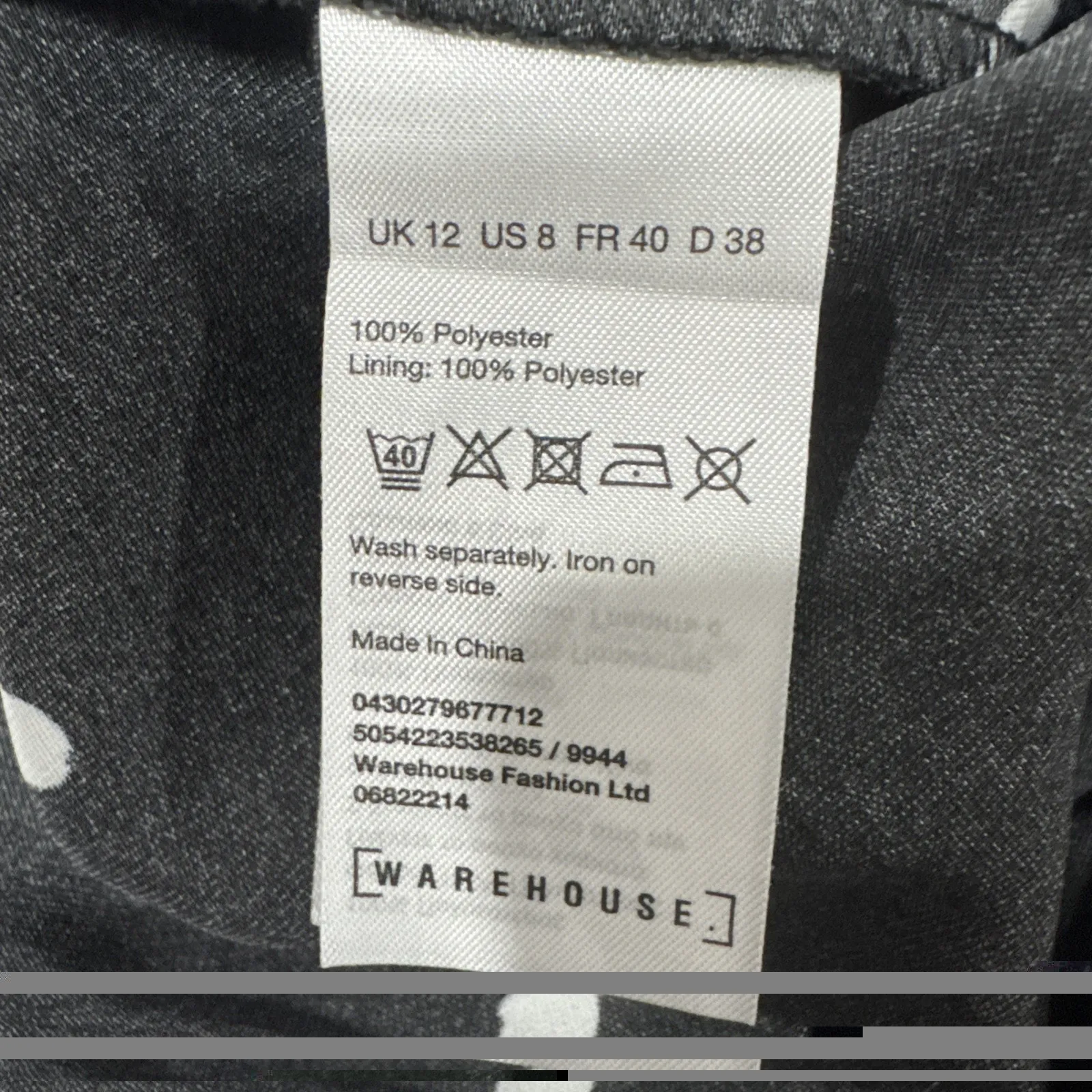 Women's Warehouse Sleeveless Belted Wide Leg Jumpsuit US 8 UK 12 Black Polka Dot - Image 15