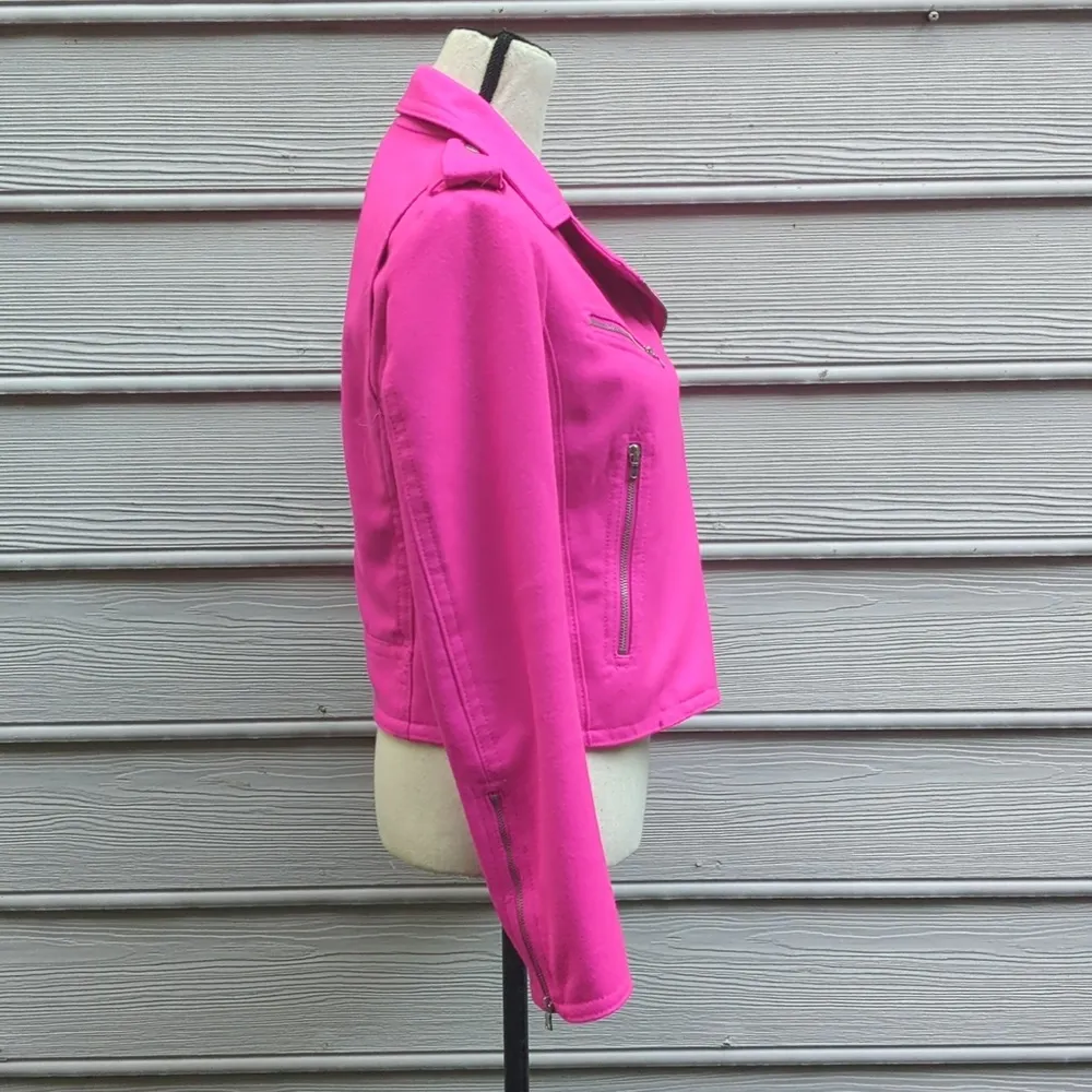 Gap Wool Moto Jacket | Pink Moto Jacket - Image 5