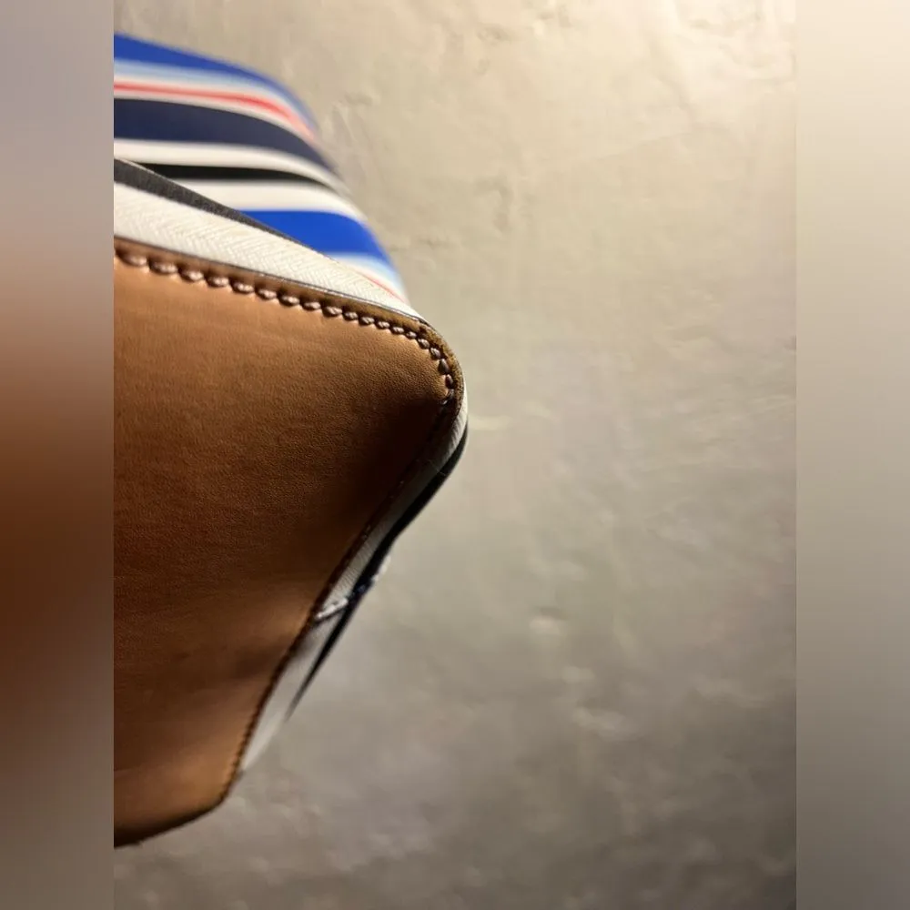 KATE SPADE Eden Street Margareta Stripe Saffiano Leather XL tote- gorgeous bag - Image 6