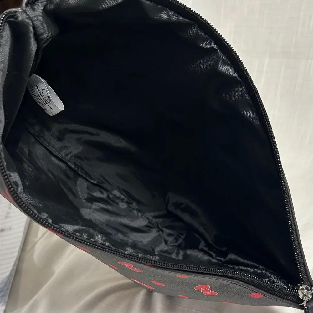 Hello Kitty  Black Pouch with Red Bow Accents - Image 4