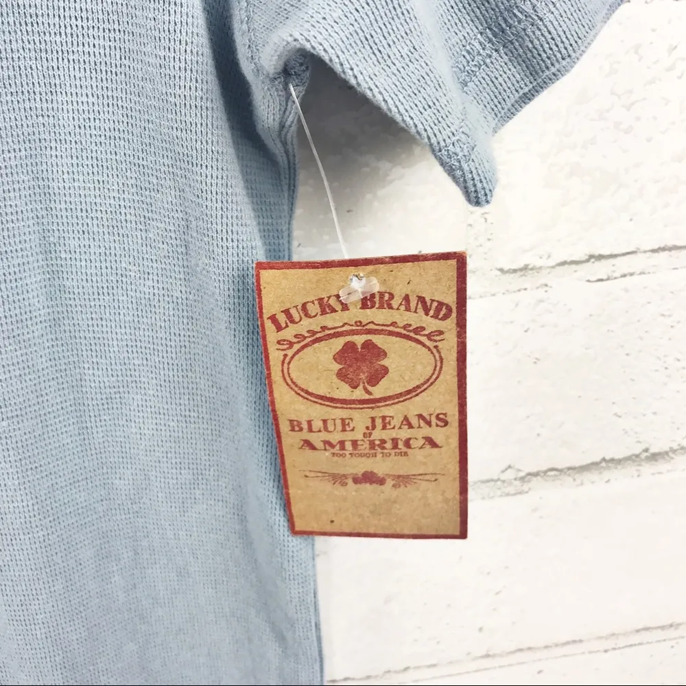NWT Blue Lucky Brand Graphic Shirt Size M - Image 3