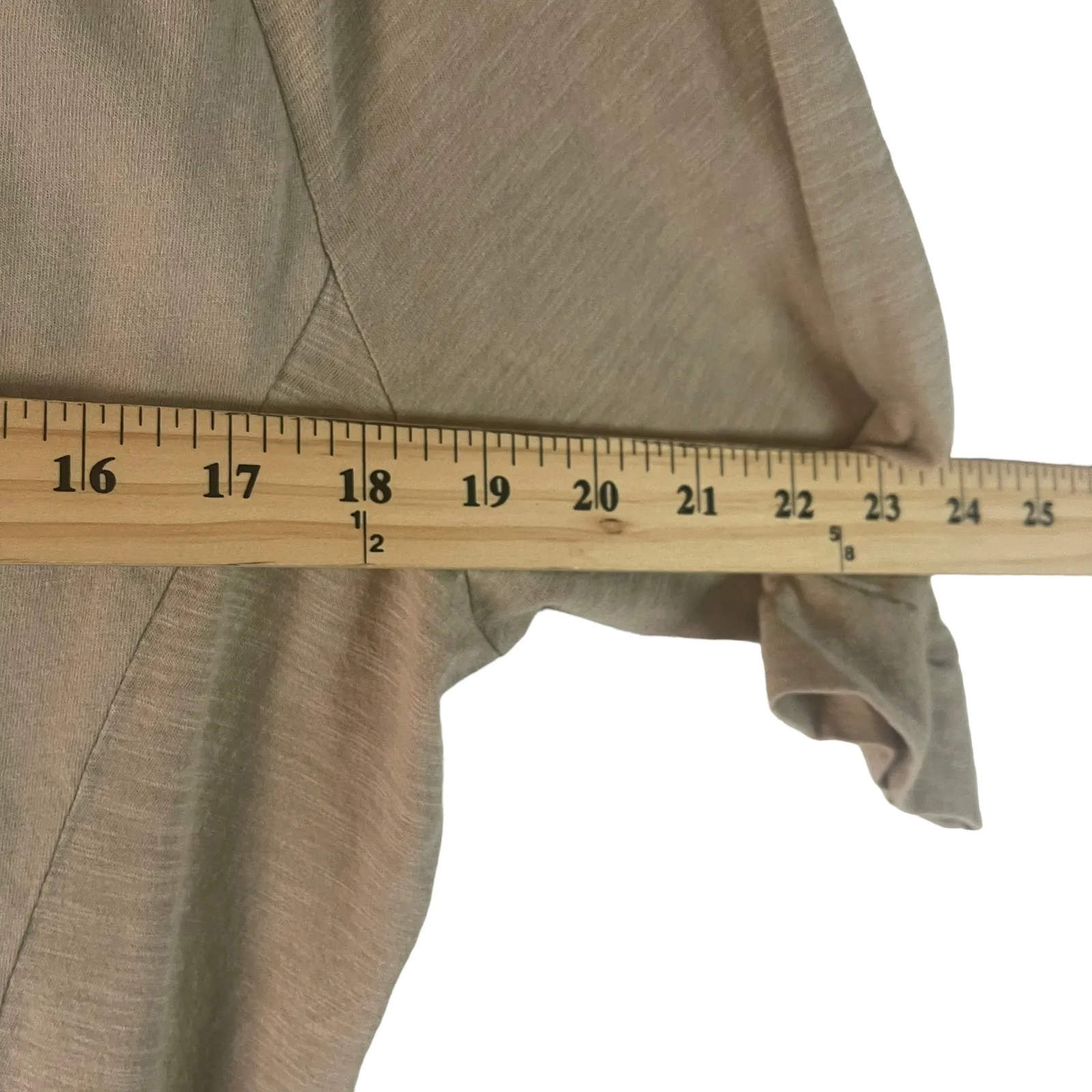 Chip + Pepper Women's Size XS Tan 3/4 Sleeve Round Neck‎ Soft Modal Top - Image 7