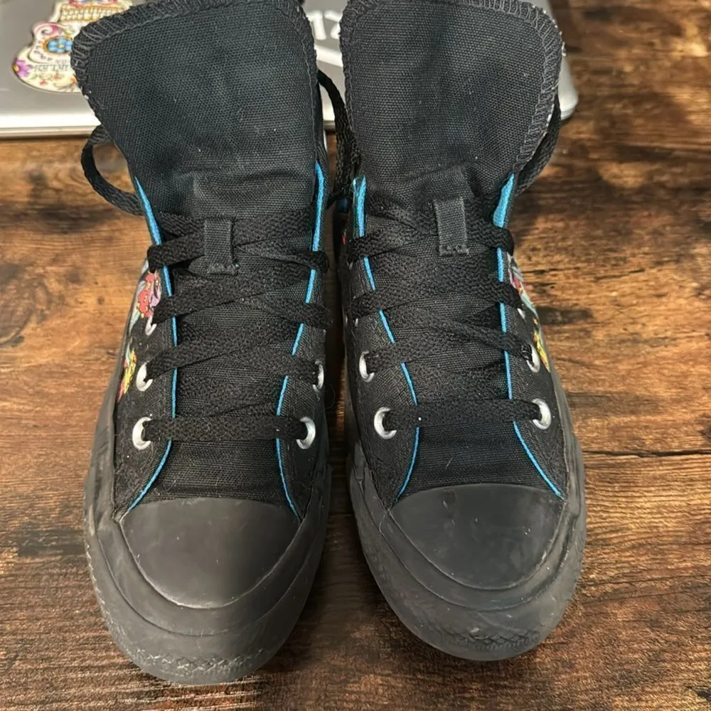 Converse Chuck Taylor All Star Hi Notebook Sneaker - Black size  6.5 - Image 6