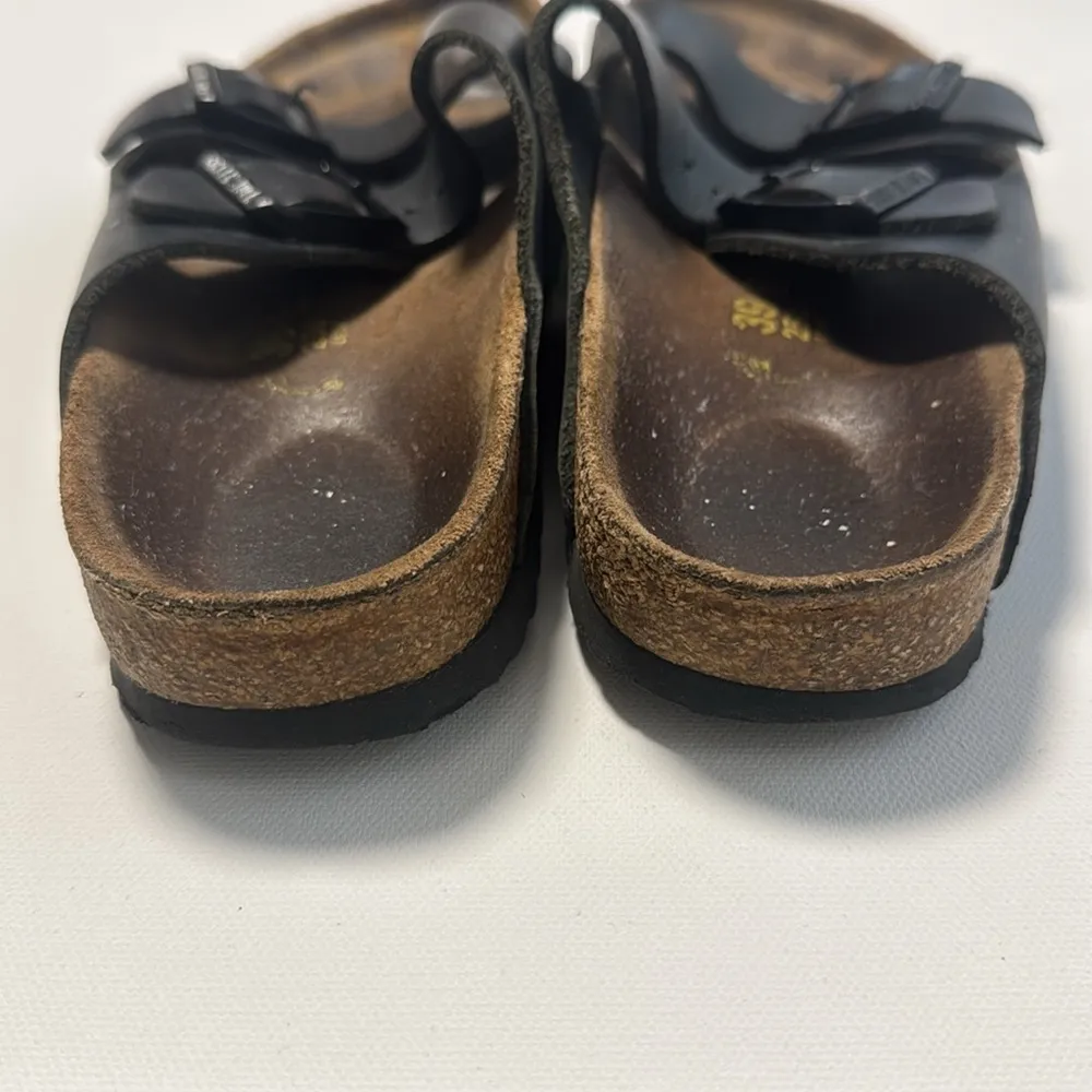 Birkenstock Arizona Leather Black Size 39 - Image 6