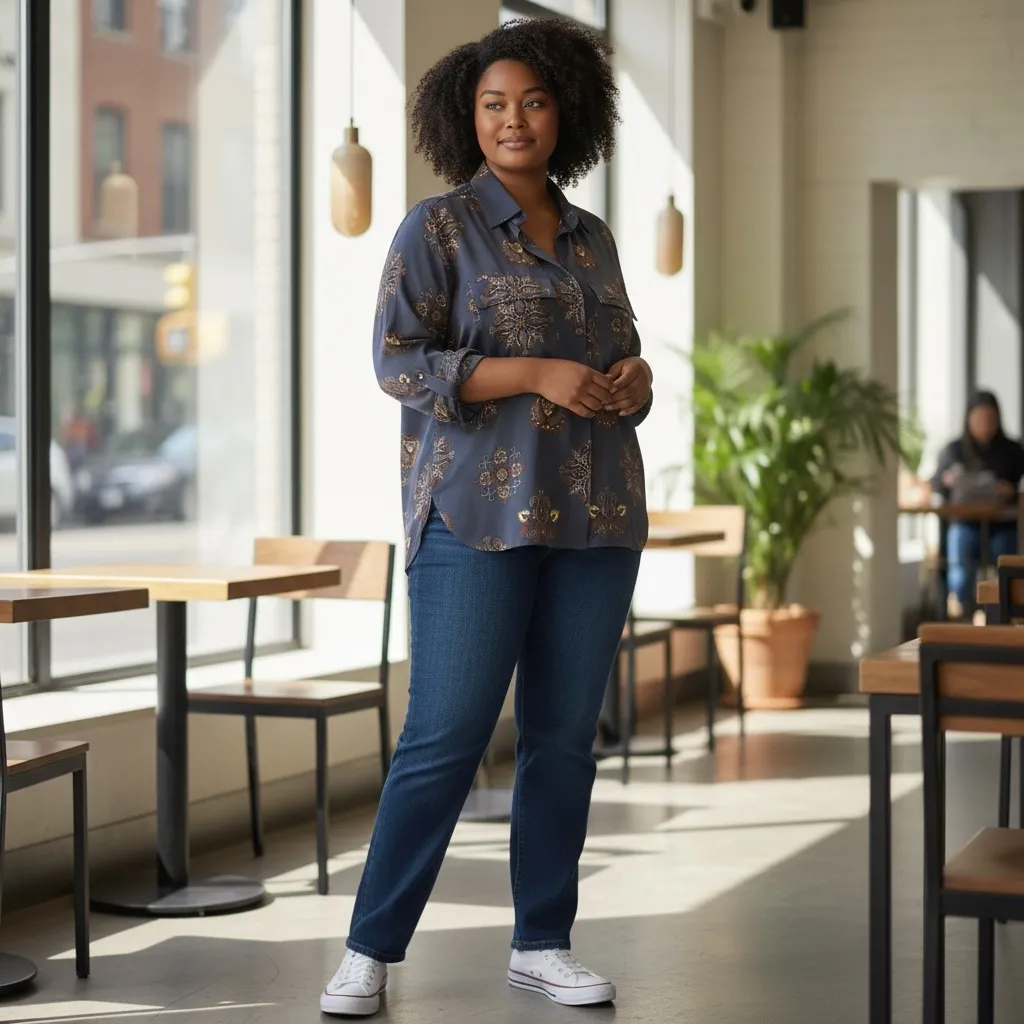Vintage Linda Allard for Ellen Tracy Blue Paisley Silk Blouse - Image 3