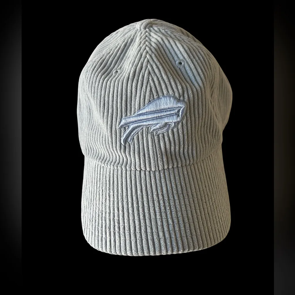 NWOT 47 Brand Buffalo bills gray corduroy adjustable baseball hat - Image 3