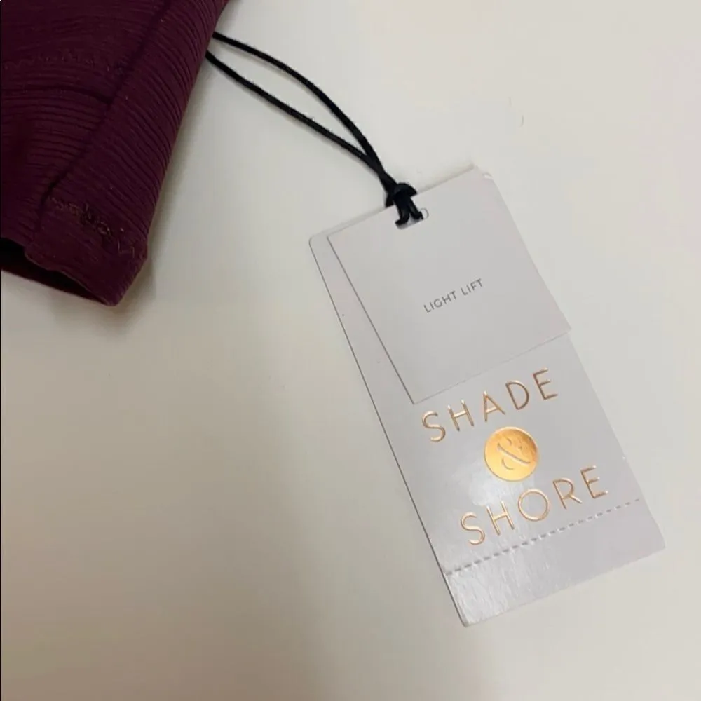 Lined double tie front ribbed bikini top D22 - Image 7