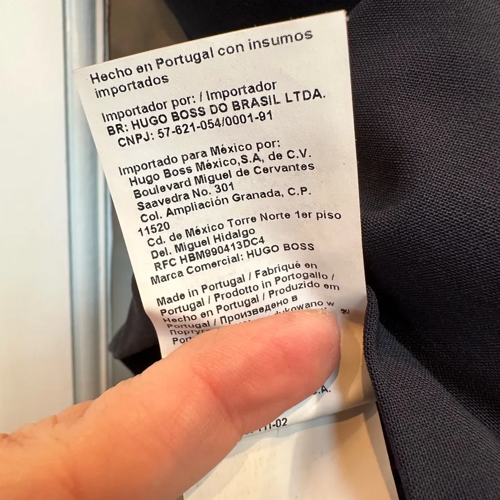 Hugo Boss Classic Career Office Chic Navy Pencil Skirt Size US 10 Med Timeless - Image 10