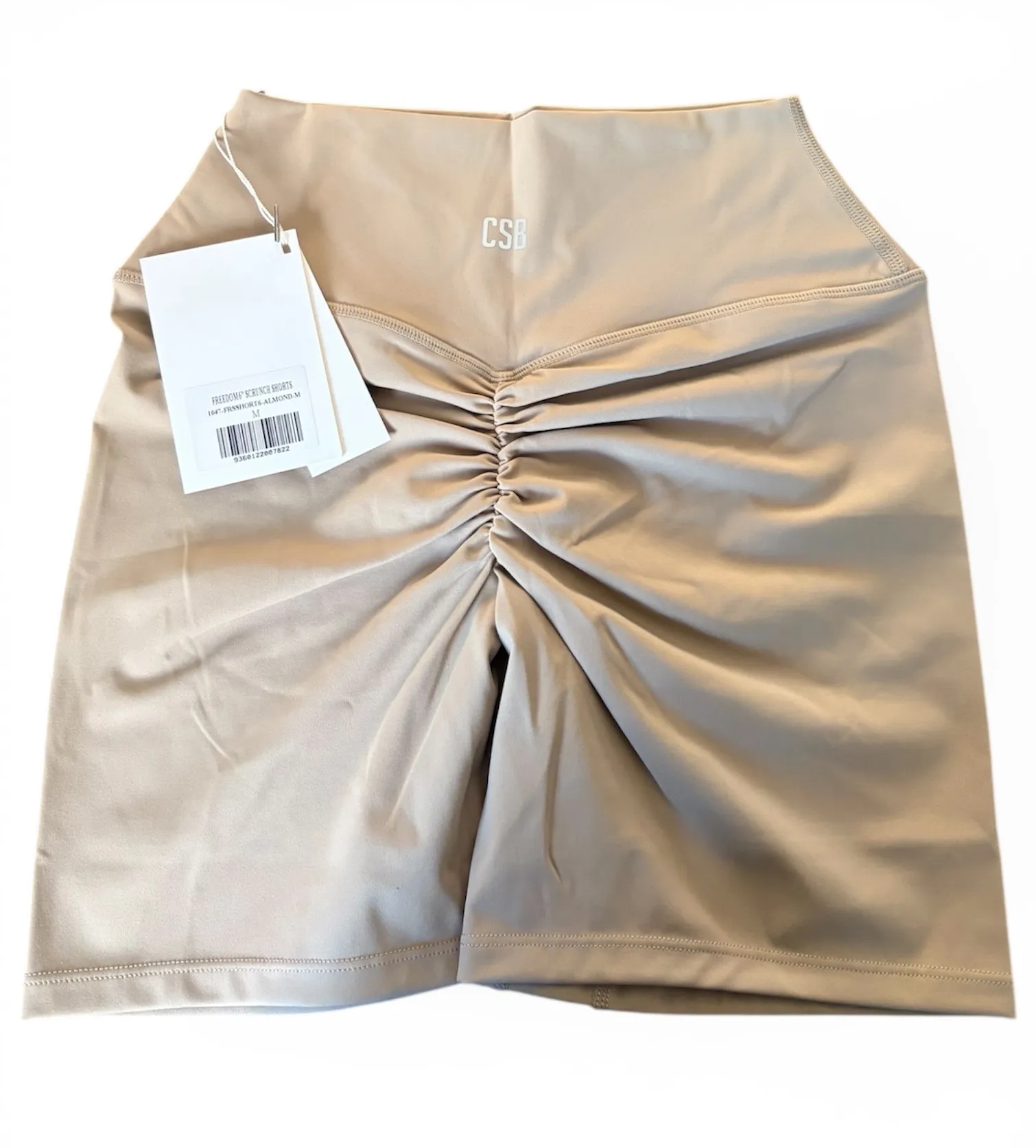 CSB Freedom Scrunch Shorts 6” Tan Size M - Image 2