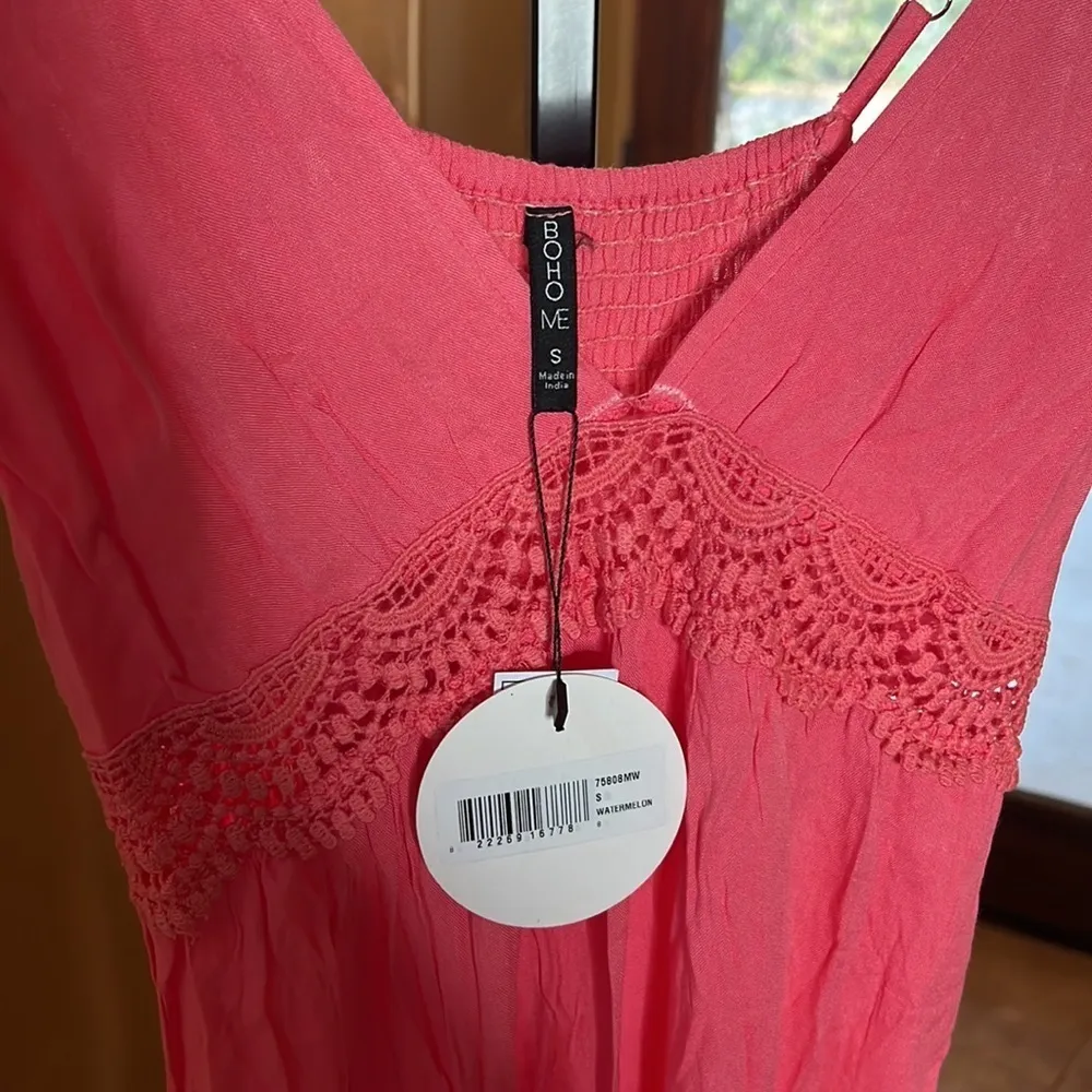 Boho Me Collection Watermelon Maxi Dress NWT Size Small - Image 4