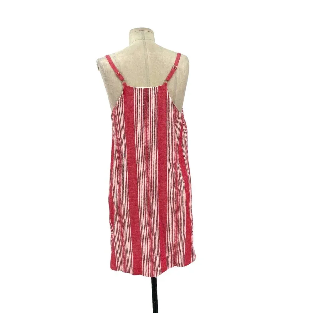 Ayr AYR Tank Top Sleeveless Dress Striped Linen Size‎ XL - Image 3