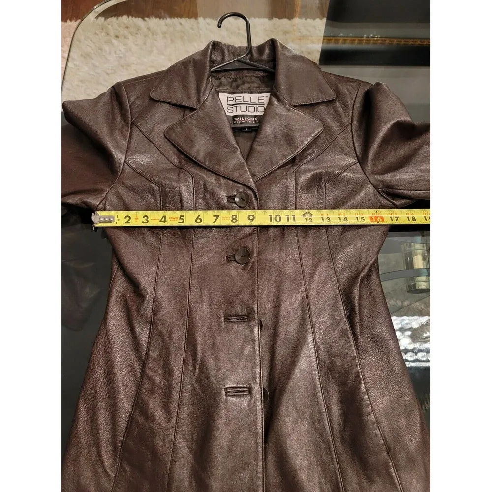 Pelle Studio Women's Black 100% Nylon Long Sleeve Buttons Style Casual Jacket S - Image 11