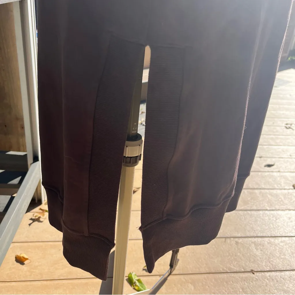 Lululemon Sleeveless Mock Neck French Terry Midi Dress in Espresso Size 2 - Image 6