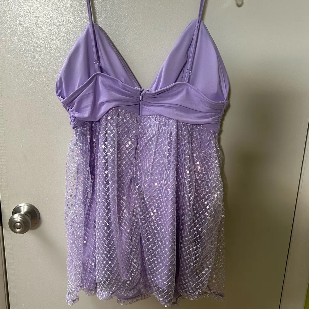 NWT - Purple Sequin Mini Dress - Image 5