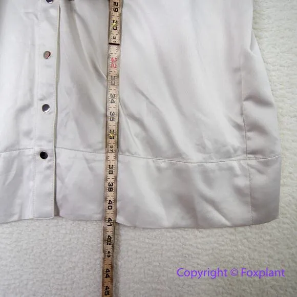 New! White House Black Market Short Sleeve Utility Shirt‎ Dress size XL - Image 10