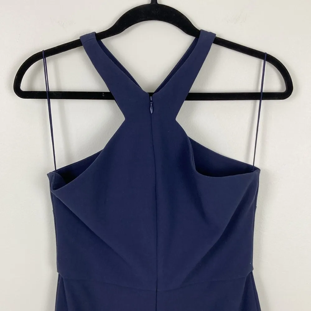 Likely Carolyn Dress Navy Women's Size 8 Formal High Neck Cocktail Wedding - Image 9