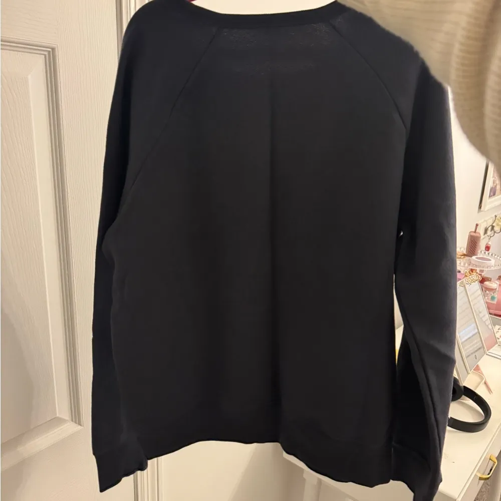 “JOY” Christmas Crewneck - Dark Navy Blue - size XS - Image 6