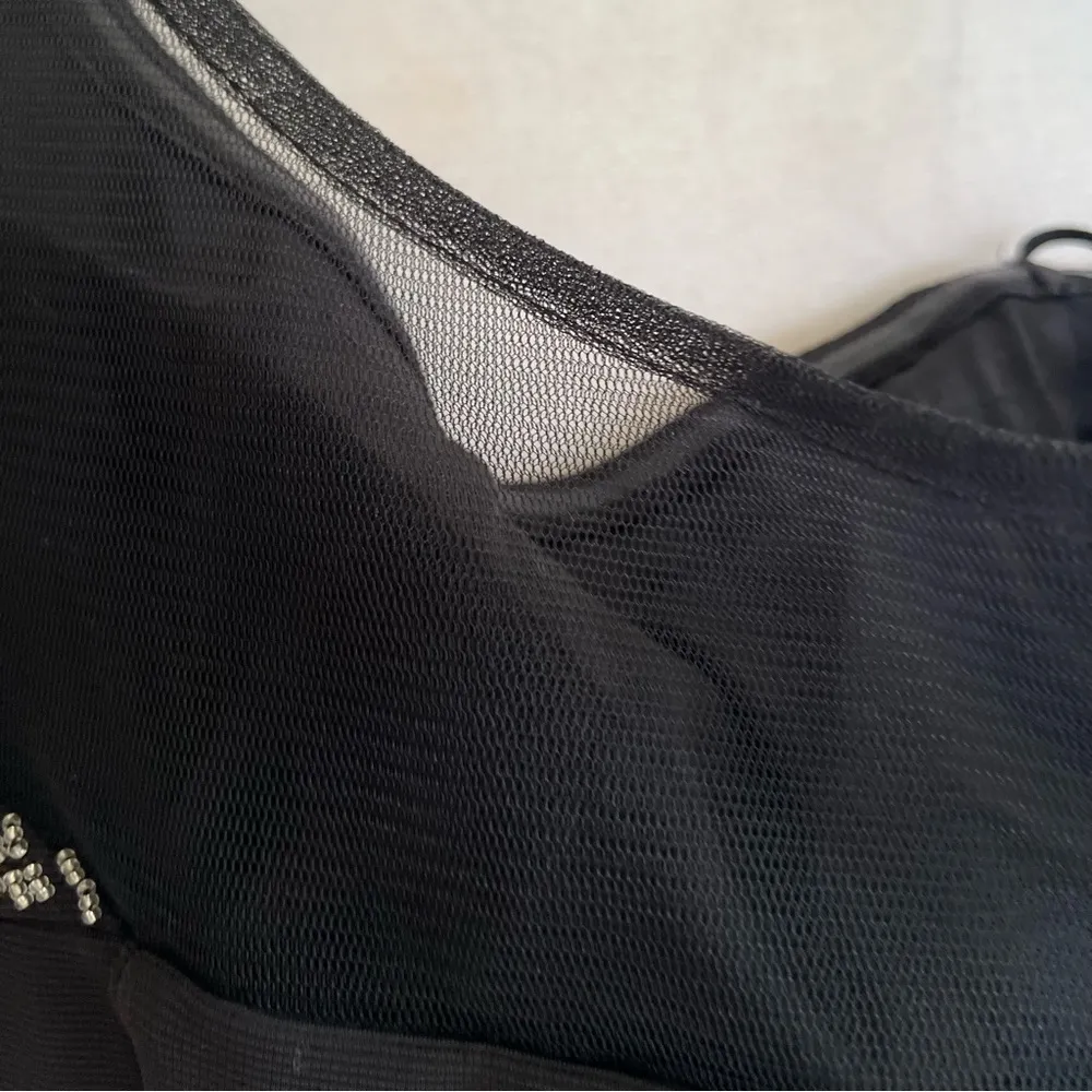 Dave & Johnny Black One Shoulder Sequin Bodycon Mini Cocktail Dress 5/6 - Image 11