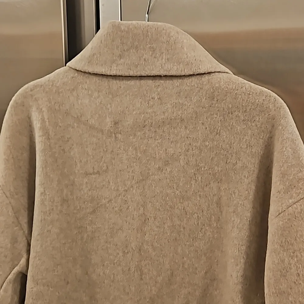 💕REFORMATION💕 Rocky Oversized Shirt Jacket ~ Beige Large L NWT - Image 14