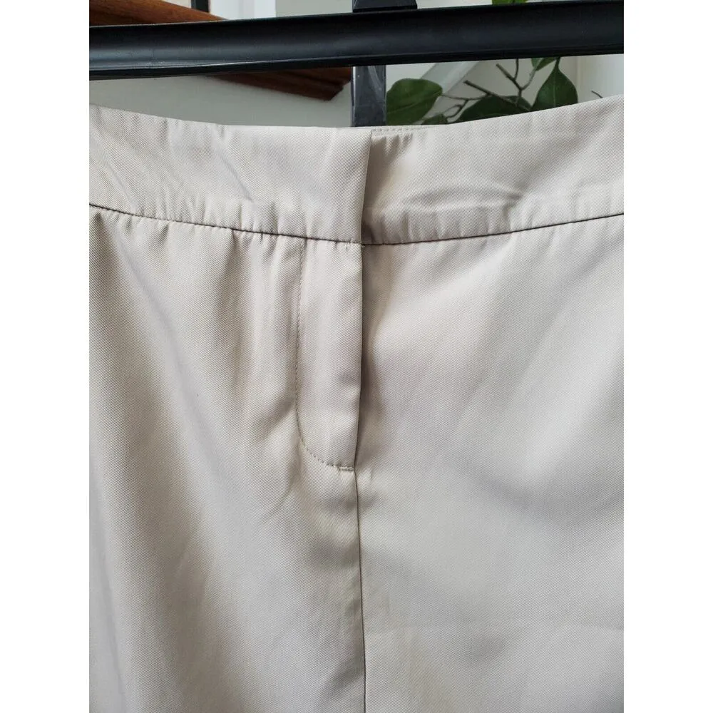 Izod Golf Womens Beige 100% Polyester Straight & Pencil Activewear Skirt Size 10 - Image 2