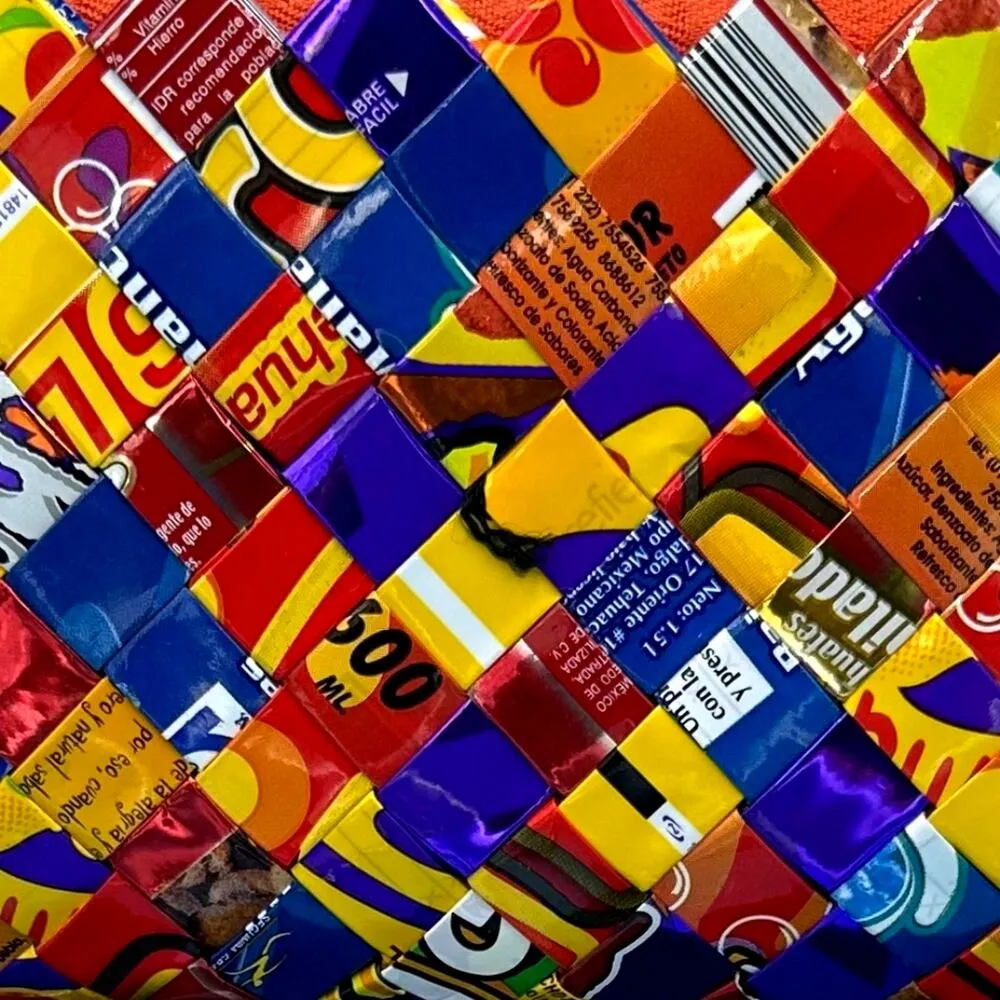 Handbag Bright Colorful Ecoist Candy Wrapper Clutch/Wristlet - Image 11