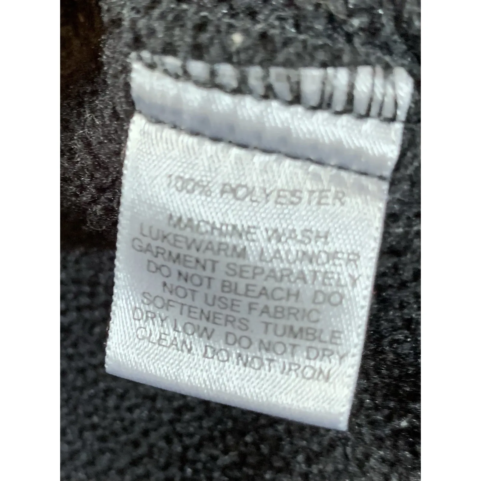 EMS Womens Black Fleece Jacket Small Made Canada Minimalist Basic Vintage‎ - Image 5