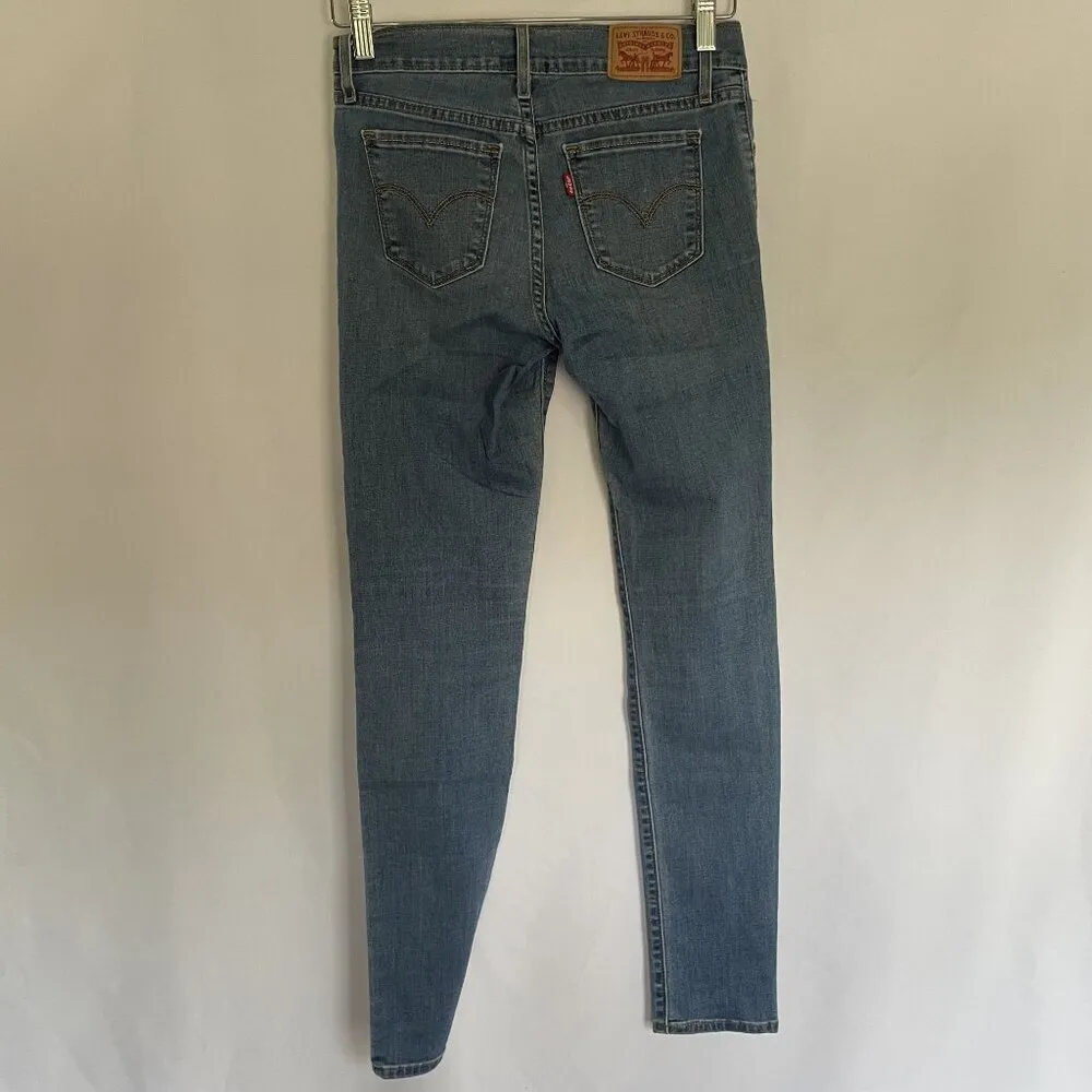 Levi's 711 skinny casual medium wash jeans casual comfortable classic style 26 - Image 5