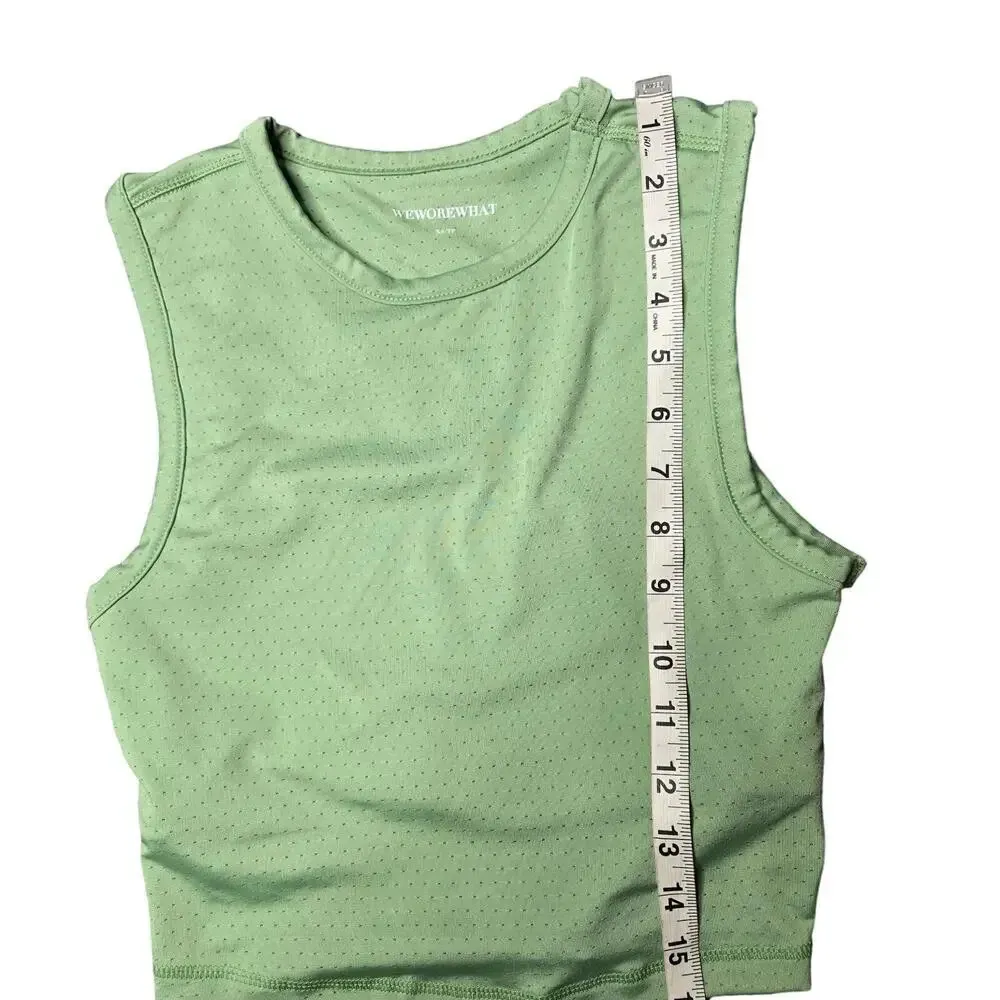 WeWoreWhat Green Muscle Tank - Image 5