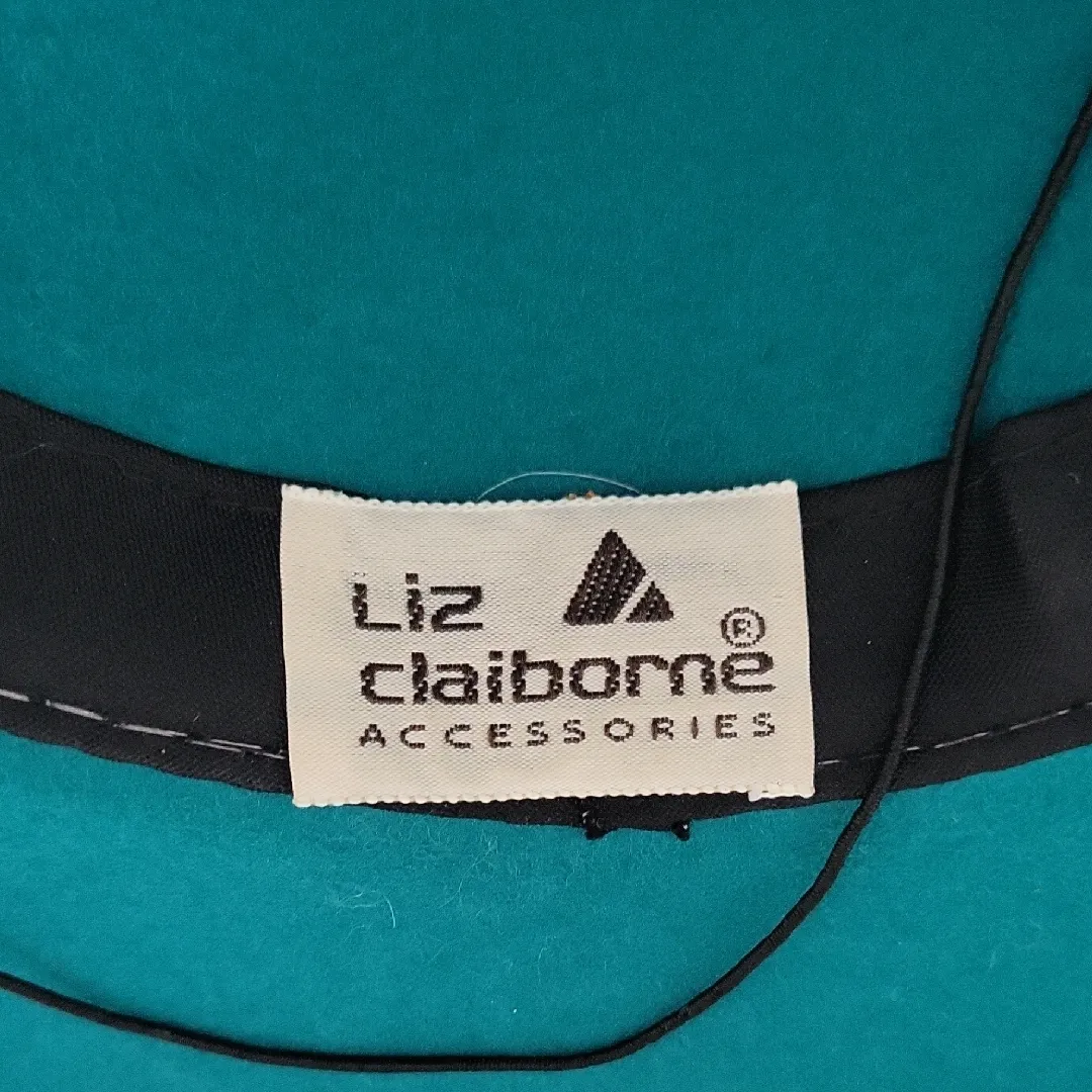 Vintage 80's Liz Claiborne Hat Wool Made In Usa with Black Netting and Bow - Image 5