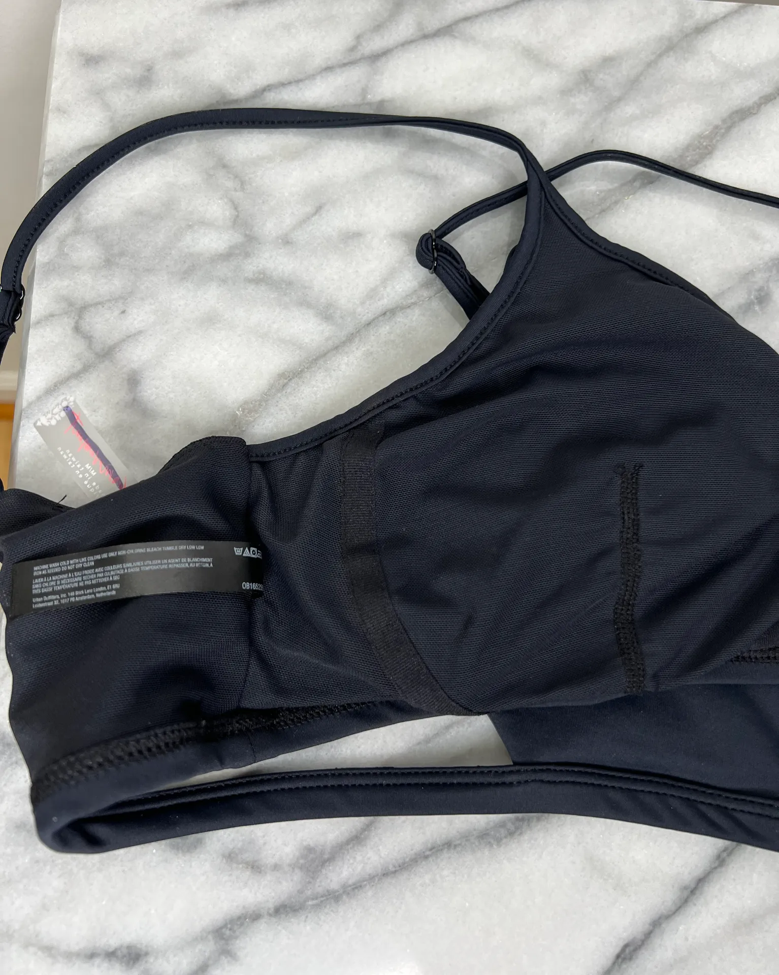 Black Bralette Sports Bra - Image 8