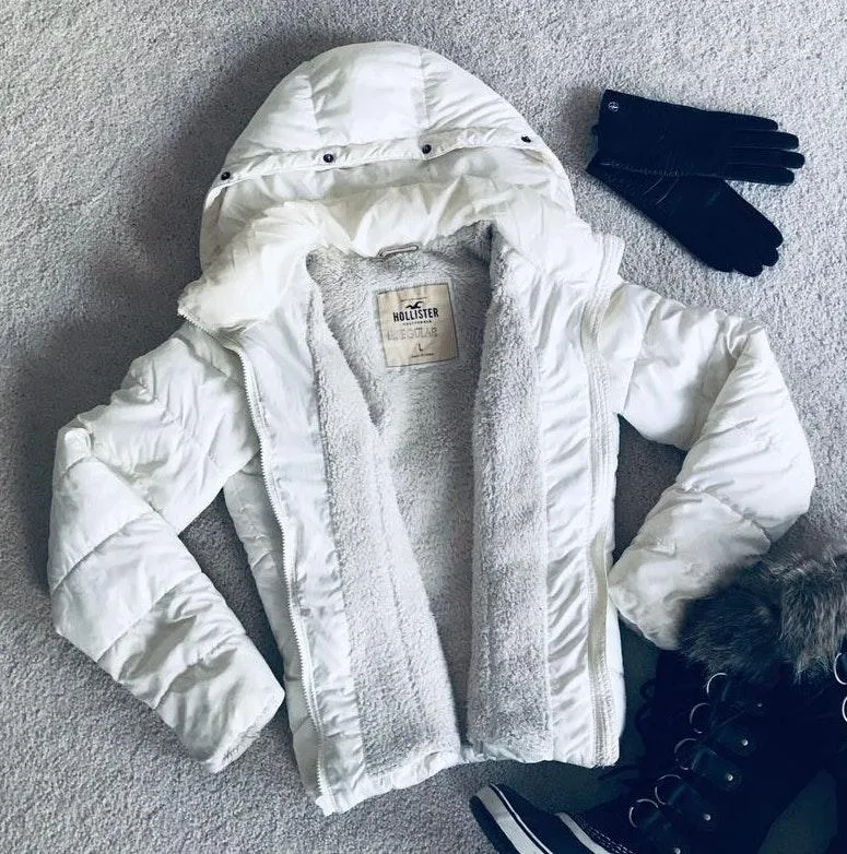 Hollister Sherpa Lined Puffer Jacket - Image 3