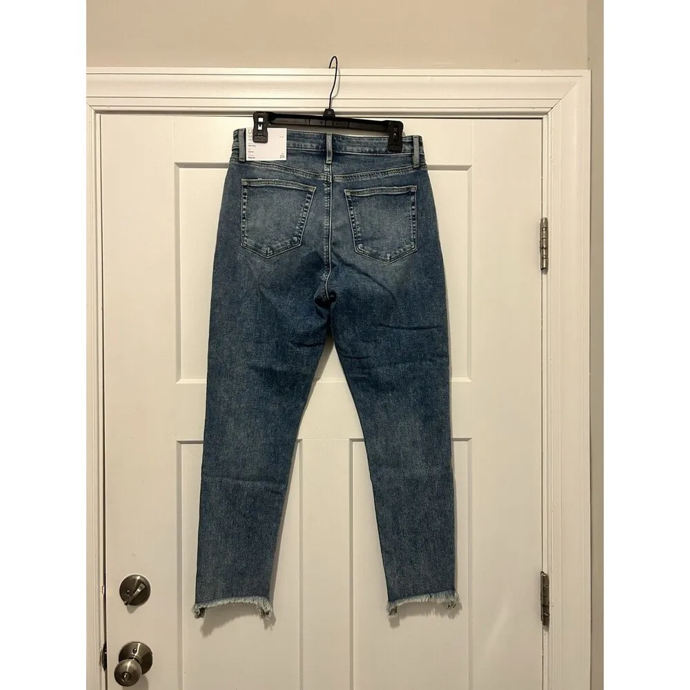 New LOFT Jeans Size 8 Womens Blue Stretch Jeans Ladies Mid Rise Curvy Skinny - Image 9