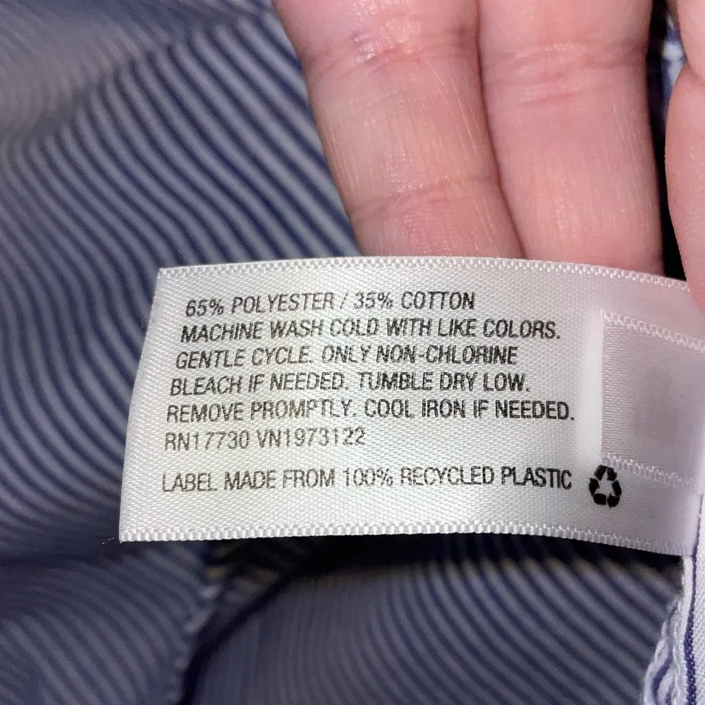 A New Day Striped Button Down with Floral Accent Size XXL - Image 6