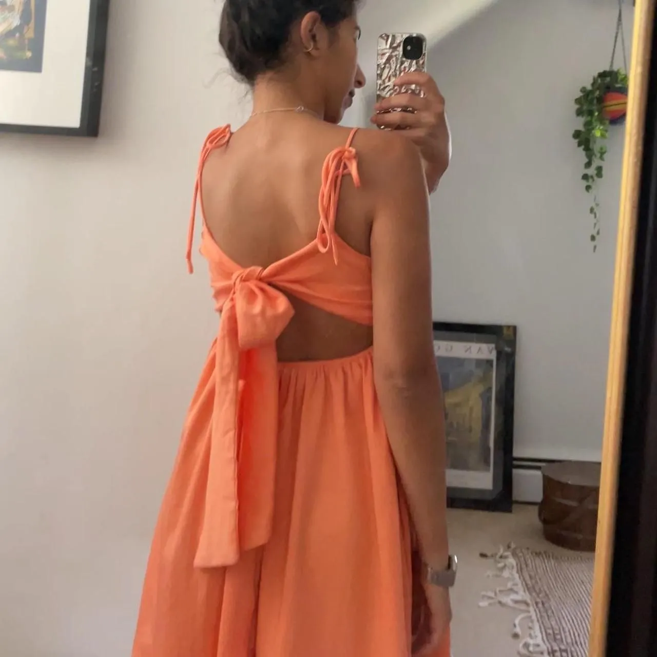 Lulus Women's Orange Dress Size XS - Image 2