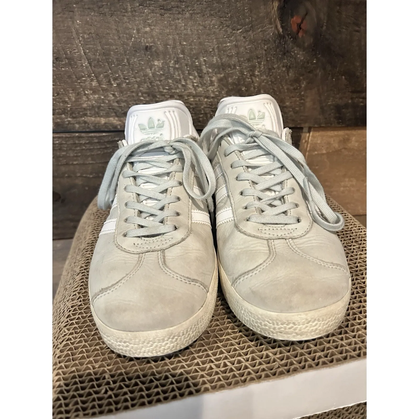 Adidas Gazelle Shoes Mint Green Low‎ Top Athletic Sneakers BY9034 Womens 7.5 - Image 4