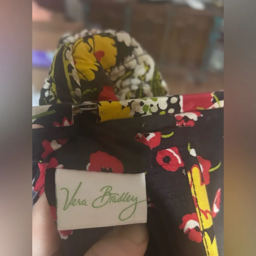 Vintage style Vera Bradley Quilted Alice Poppy Field Floral Handbag Purse - Image 5