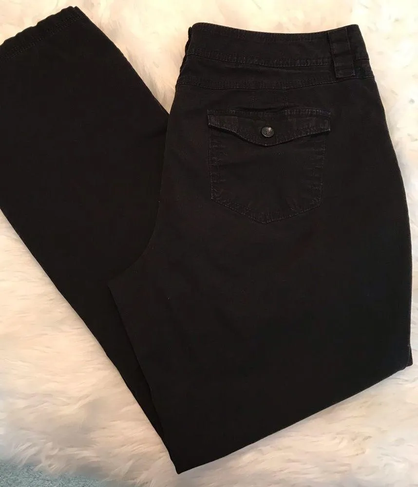 Dockers black zip up pants 14 M - Image 8
