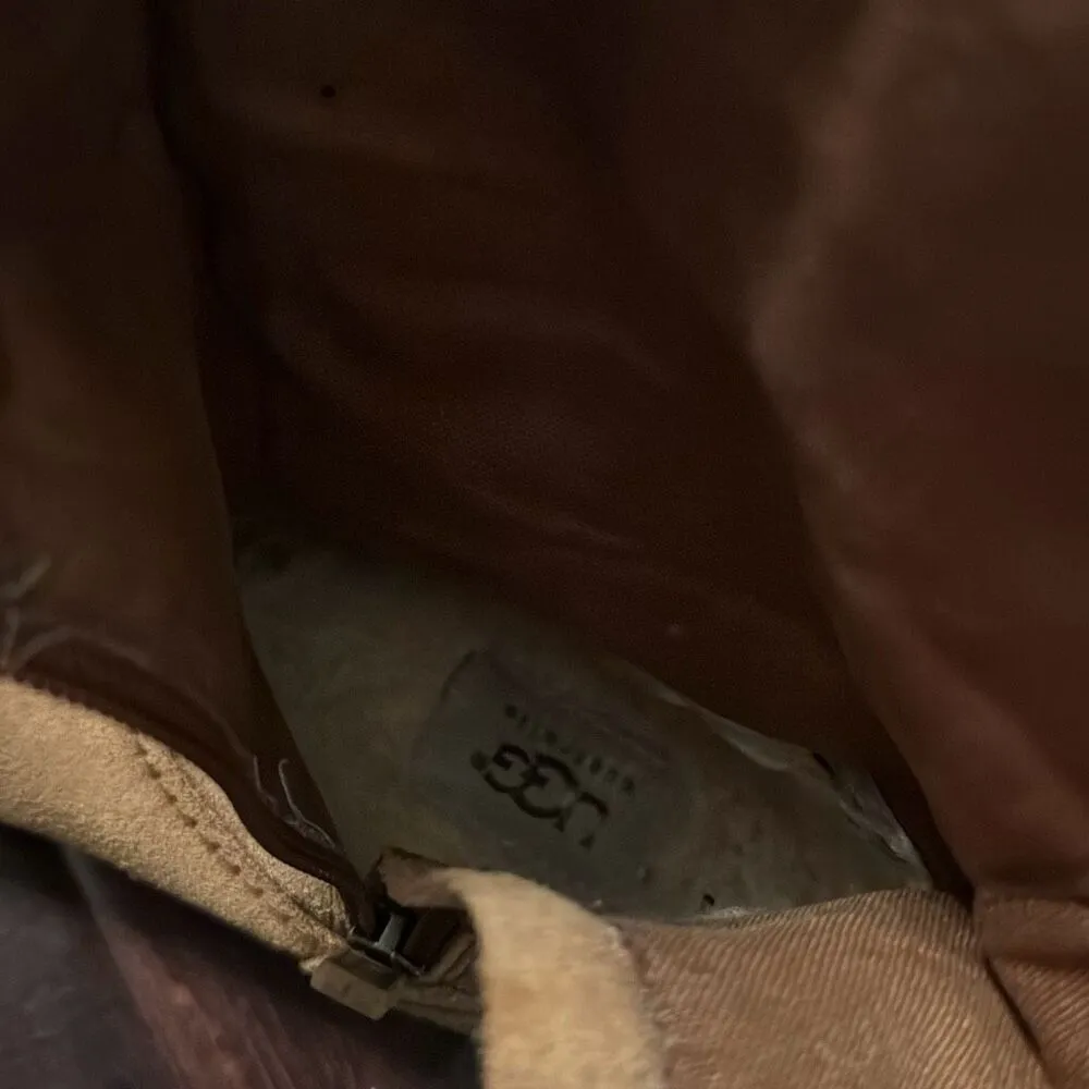 UGG Australia 3301 Rayanne Lined Casual Side Zip Brown Boots Women’s Size 5 - Image 7