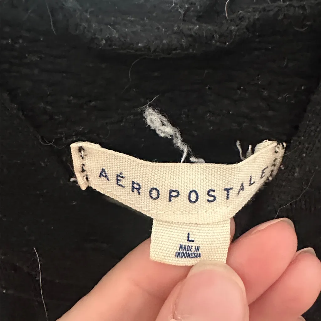 Aeropostale Black NYC Graphic Hoodie - Image 3