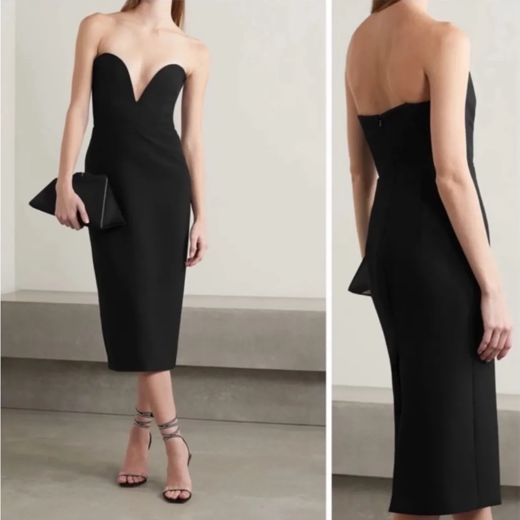 NEW Veronica Beard Colebrook Strapless Dress 6 - Image 4