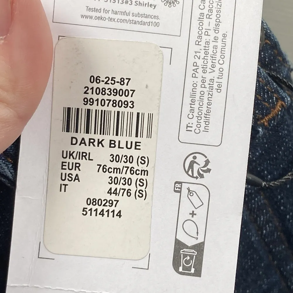 Primark Denim Co Jeans Womens 30x30 (Fit 30x28) NWT Skinny Stretch Mid Rise Blue Size 30 - Image 4